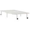 vidaXL Cadre de lit sans matelas pliable blanc 90x200 cm acier