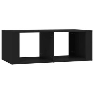 vidaXL Table basse Noir 100x50x36 cm Bois d'ing&eacute;nierie