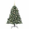 vidaXL Sapin de No&euml;l artificiel Vert 120 cm PVC, plastique et acier