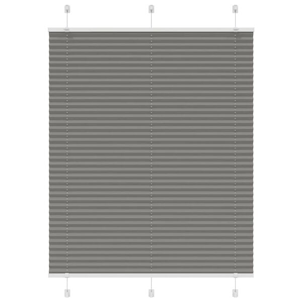 vidaXL Store plissé anthracite 110x100 cm largeur du tissu 109,4 cm