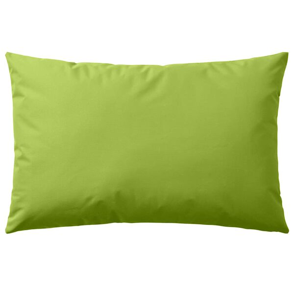 vidaXL Oreiller d'ext&eacute;rieur lot de 2 60 x 40 cm Vert pomme