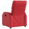 vidaXL Fauteuil inclinable Rouge Similicuir