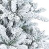 vidaXL Sapin de No&euml;l Artificiel &agrave; Branches Articul&eacute;es Blanc 210 cm PVC