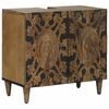 vidaXL Meuble sous Lavabo de Salle de Bain Marron 62 x 33 x 58 cm