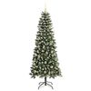 vidaXL Sapin de Noël artificiel avec 300 LED Vert 76 x 76 x 180 cm