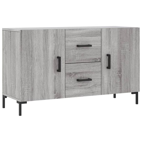 vidaXL Buffet sonoma gris 100x36x60 cm bois d'ing&eacute;nierie