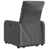 vidaXL Fauteuil inclinable Gris fonc&eacute; Tissu