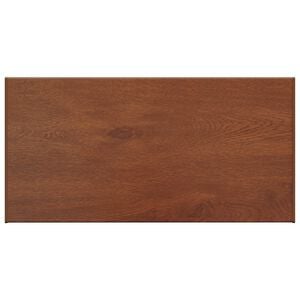 vidaXL Appui de fen&ecirc;tre Bois marron 60 x 40 x 4,5 cm PVC