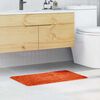 vidaXL Tapis de bain antid&eacute;rapant Orange 50 x 80 cm PP