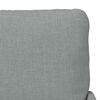 vidaXL Canap&eacute;s avec coussin 110cm Gris clair Contreplaqu&eacute;