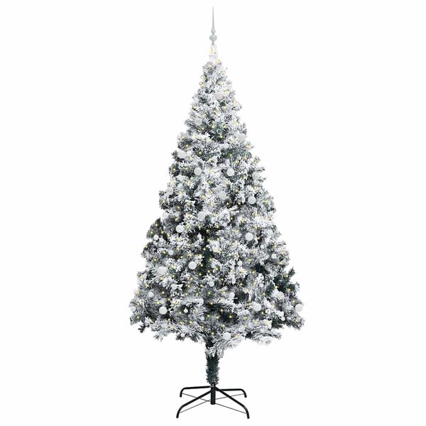 vidaXL Sapin de No&euml;l avec 300 LED avec support Vert 300 cm PVC