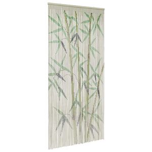 VidaXL Rideau anti-insectes imprim&eacute; bambou 100x200 cm