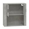 vidaXL Armoire murale Gris b&eacute;ton 80x33x80 cm Bois d'ing&eacute;nierie