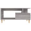 vidaXL Table basse Sonoma gris 90x49x45 cm Bois d'ingénierie