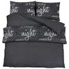 vidaXL Ensemble de housse de couette noir et blanc 200x200 cm coton