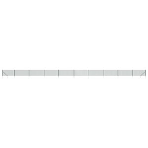 vidaXL Cl&ocirc;ture &agrave; mailles losang&eacute;es avec piquet d'ancrage vert 0,8x25 m