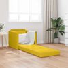 vidaXL Canap&eacute;-Lit 60cm Jaune fonc&eacute; Velours