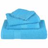 vidaXL Ensemble de serviettes FROGN 12 pcs turquoise 360 g/m²