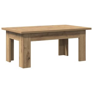 vidaXL Table basse ch&ecirc;ne artisanal 100x60x42 cm bois d'ing&eacute;nierie
