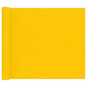 vidaXL &Eacute;cran de balcon Jaune 100 x 800 cm Tissu Oxford