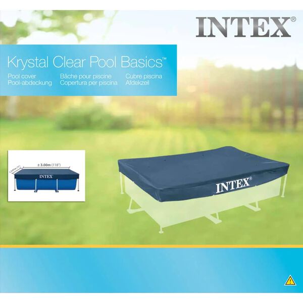 Intex Couverture de piscine rectangulaire 300x200 cm 28038