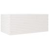 vidaXL Jardini&egrave;re blanc 110x60x45,5 cm bois de pin massif