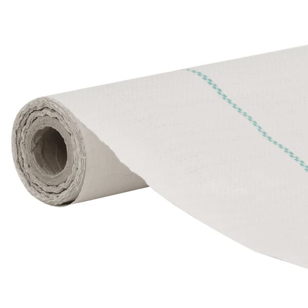 vidaXL Membrane anti-mauvaises herbes blanc 1x100 m PP