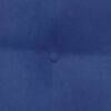 vidaXL Coussin de Dos Bleu police 45 x 24 x 50 cm Velours