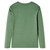 T-shirt enfants &agrave; manches longues kaki clair 116