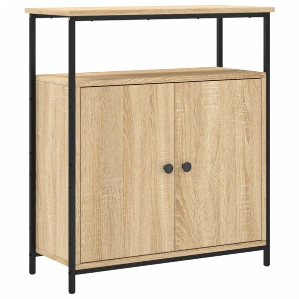 vidaXL Buffet Ch&ecirc;ne Sonoma 70x30x80 cm Bois d'ing&eacute;nierie