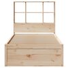vidaXL Cadre de lit sans matelas 75x190 cm bois de pin massif