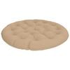 vidaXL Coussin de chaise Papasan VIANEN 100 % polyester Sable