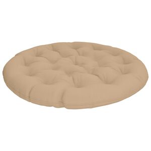 vidaXL Coussin de chaise Papasan VIANEN 100 % polyester Sable
