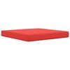 vidaXL Coussin de canap&eacute; d'ext&eacute;rieur Rouge 80 x 80 x 8 cm Polyester