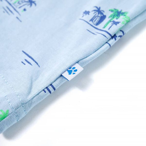 T-shirt pour enfants bleu clair 104