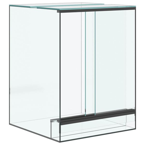 vidaXL Terrarium avec stockage Transparent 30 x 30 x 40 cm Verre