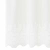 vidaXL Rideau en Dentelle Floral Blanc 245 x 500 cm Polyester