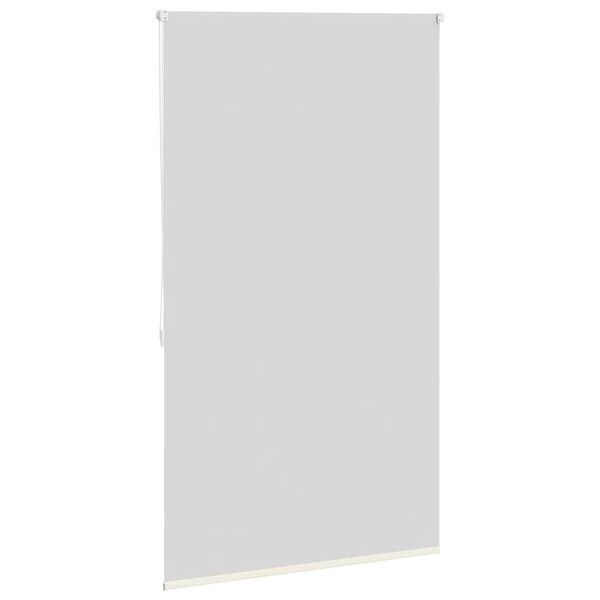 vidaXL Store enrouleur occultant 84,4 x 175 cm, largeur du tissu 80 cm, blanc cass&eacute;