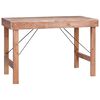 vidaXL Table de salle à manger 120x60x80cm Bois de récupération solide