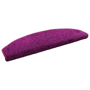 vidaXL Tapis d'escalier auto-adh&eacute;sifs 15 pc 80 x 24,5 x 3,5 cm Violet