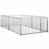 vidaXL Chenil d'ext&eacute;rieur pour chiens 200 x 400 x 100 cm