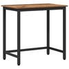 vidaXL table Bois ancien 100 x 50 x 76,5 cm Bois d'ing&eacute;nierie et acier