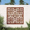 vidaXL D&eacute;coration murale jardin 55x55 cm acier corten design mauresque