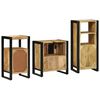 vidaXL Ensemble de mobilier de salle de bain avec tiroir 3 pcs