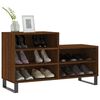 vidaXL Armoire &agrave; chaussures Ch&ecirc;ne marron 102x36x60cm Bois d'ing&eacute;nierie