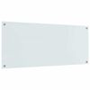 vidaXL Protection de cuisine Blanc 120 x 50 x 0.6 cm verre tremp&eacute;