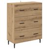 vidaXL Haut Armoire 2 pcs Ch&ecirc;ne artisanal Bois d'ing&eacute;nierie