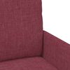vidaXL Ensembles de canap&eacute;s 3 pcs Bordeaux 115 x 56 x 80 cm
