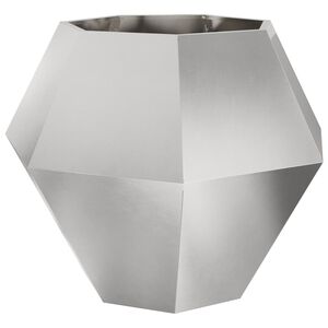 vidaXL Jardini&egrave;re Argent 100 x 100 x 80 cm Acier inoxydable