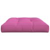 vidaXL Coussin de palette Rose 120x80x12 cm tissu